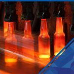 Historia y embalaje de una botella de vidrio vacía